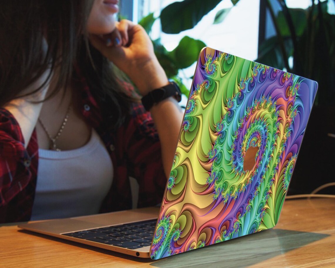 Psychedelic Art MacBook Air 13 M1 2020 Skin Colorful MacBook | Etsy